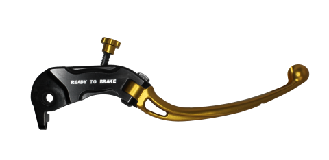 Brake lever ACCOSSATO aluminium, master cylinder zlato