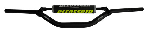 Handlebar ACCOSSATO aluminium, 28.5 mm Crni