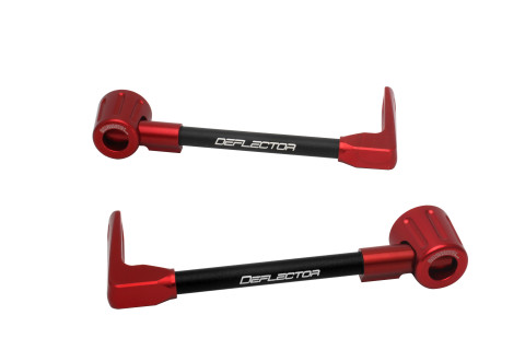 Lever guard ACCOSSATO DE003 with black hose and joint right + left , aluminium