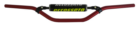 Handlebar ACCOSSATO aluminium, 22 mm crven