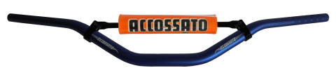 Handlebar ACCOSSATO aluminium, 28.5 mm plavi