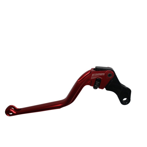 Clutch Lever ACCOSSATO ESH008 fixed CNC-worked aluminium, red