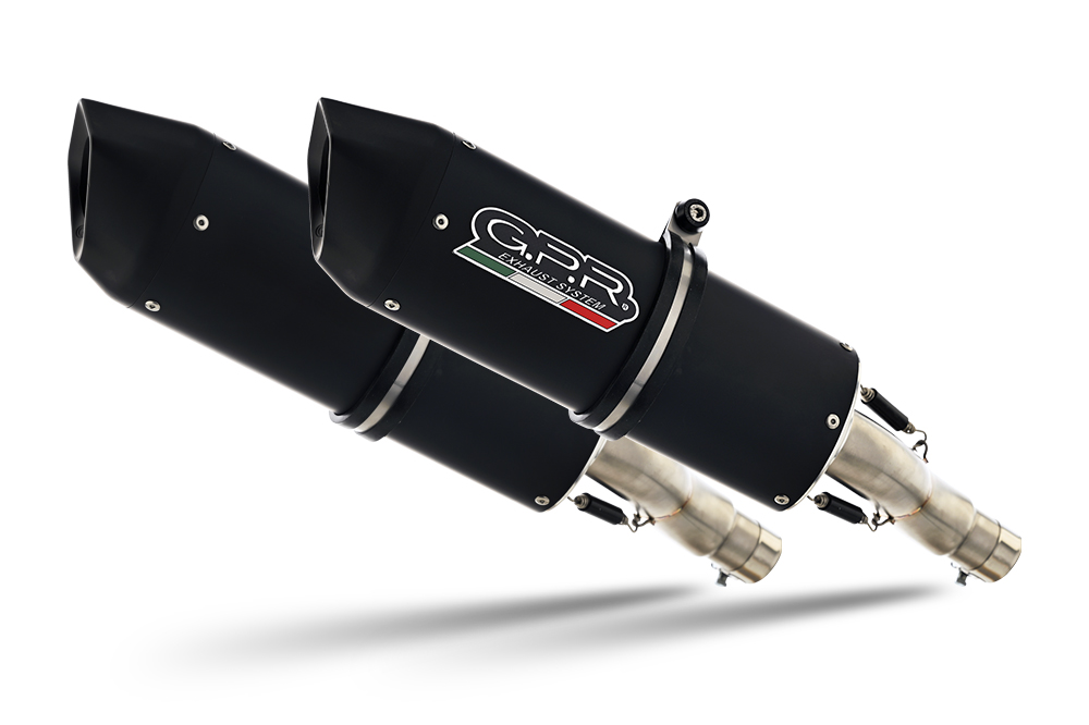 Dual slip-on exhaust GPR FURORE CAT.63.FUNE Matte Black