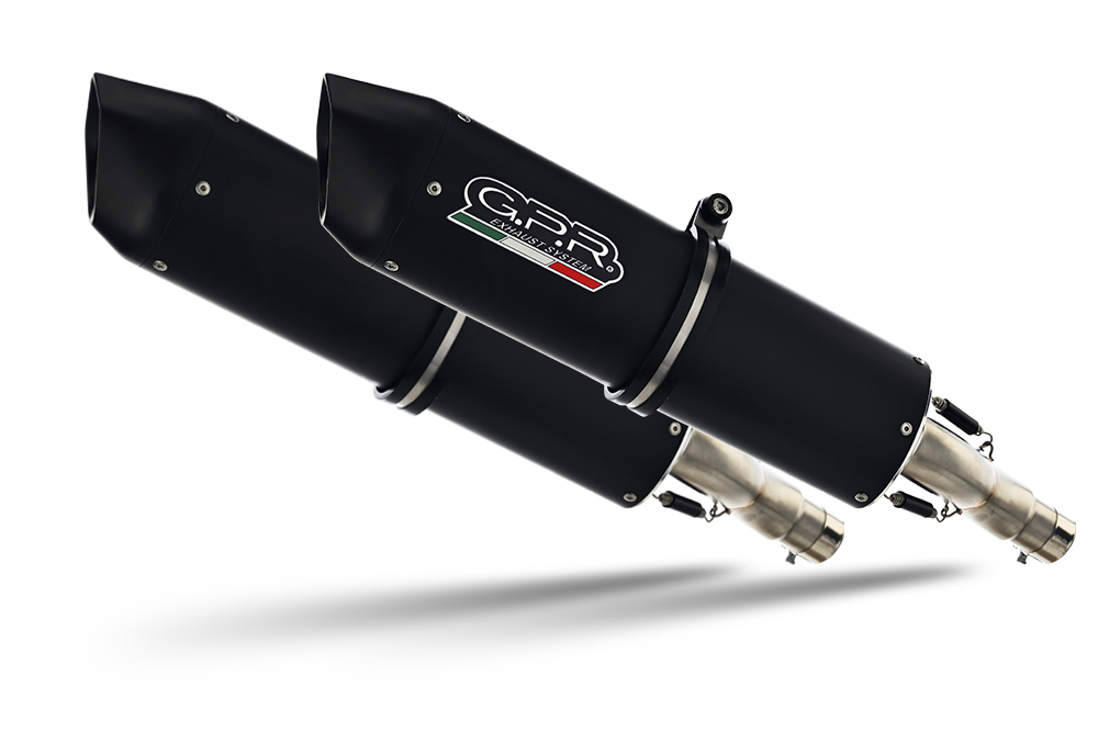 Dual slip-on exhaust GPR FURORE CAT.56.FUNE Matte Black