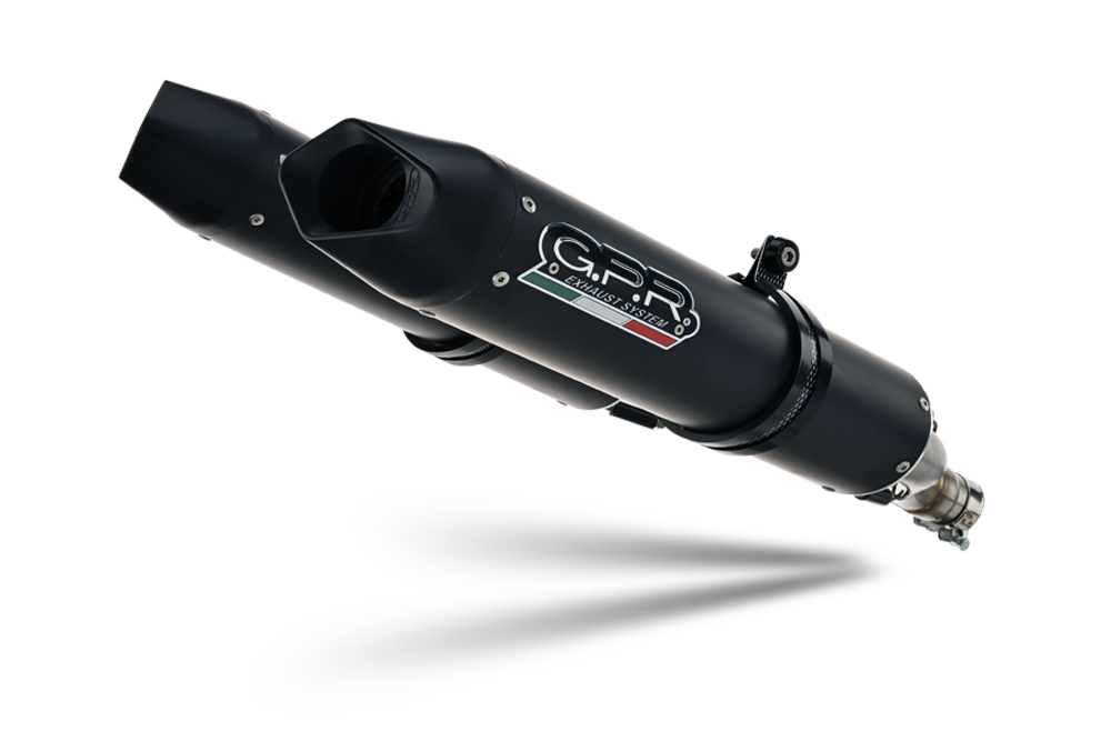 Dual slip-on exhaust GPR FURORE A.69.RACE.FUNE Matte Black