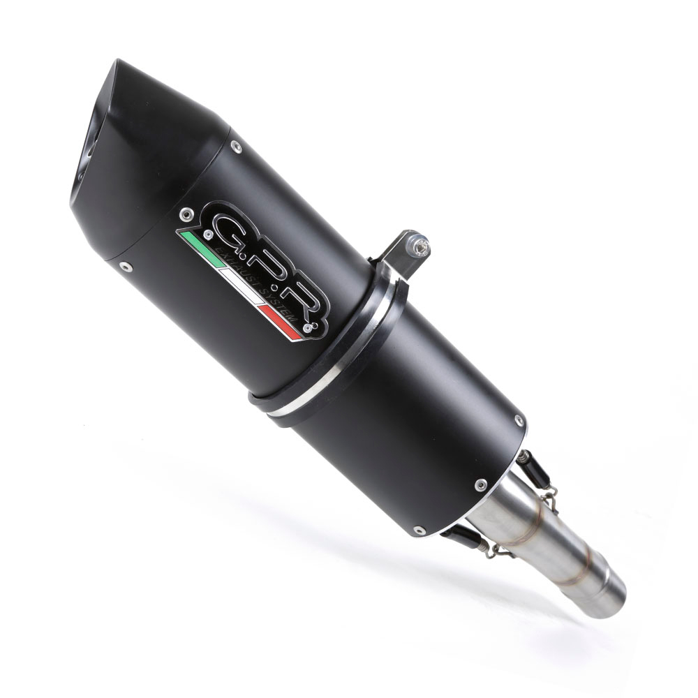 Slip-on exhaust GPR FURORE S.155.FUNE Matte Black including removable db killer and link pipe