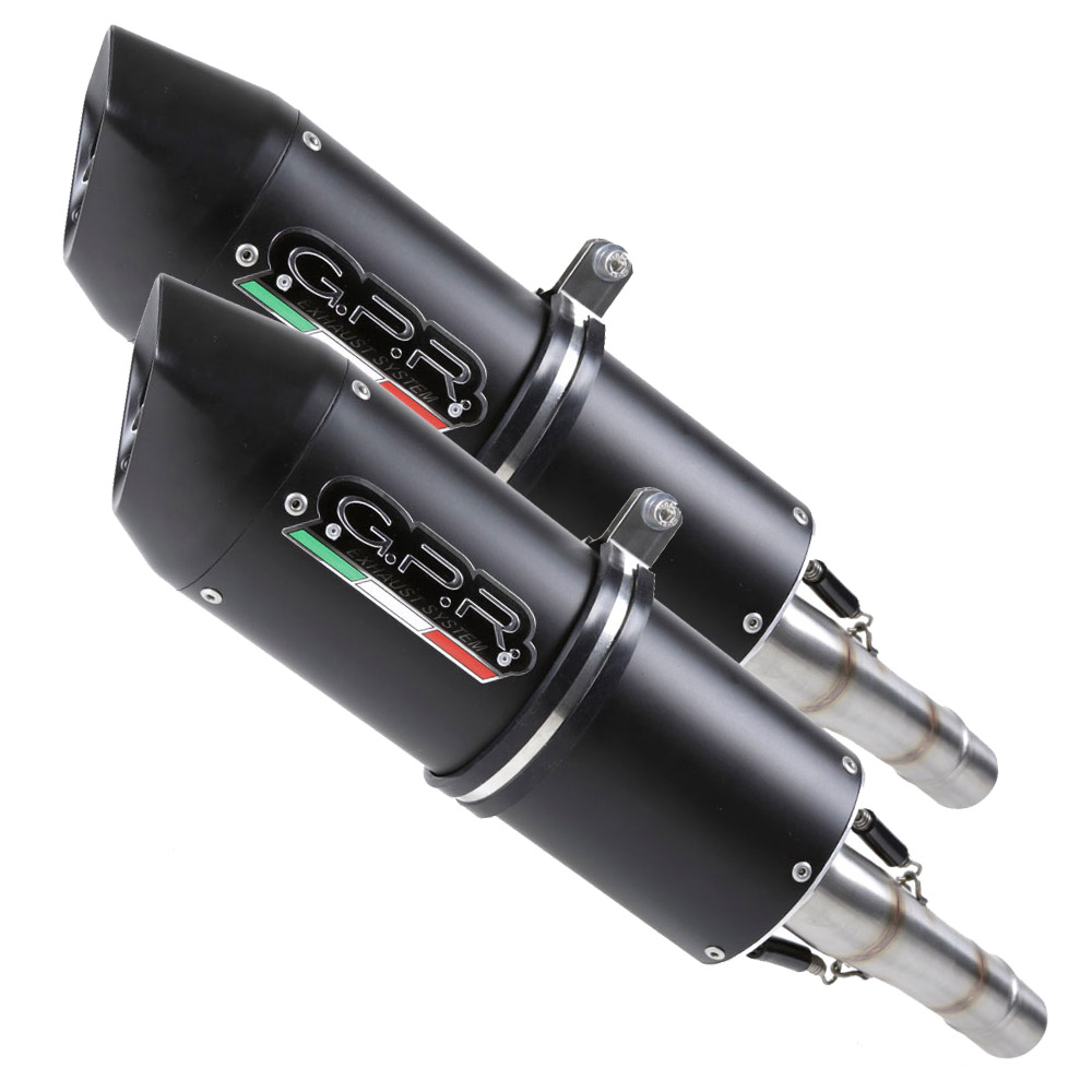 Dual slip-on exhaust GPR FURORE Y.115.FUNE Matte Black