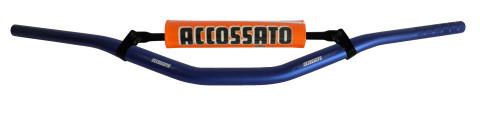 Handlebar ACCOSSATO aluminium, 28.5 mm plavi