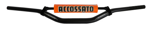Handlebar ACCOSSATO HB082 Aluminium Made With Variable Diameter - 28.5 mm Crni