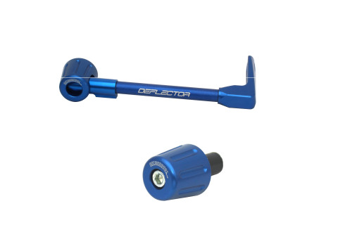Lever guard in aluminium + left end ACCOSSATO DE004 with blue hose and joint right