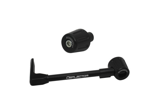 Lever guard in aluminium + right end ACCOSSATO DE005 with black hose and joint left