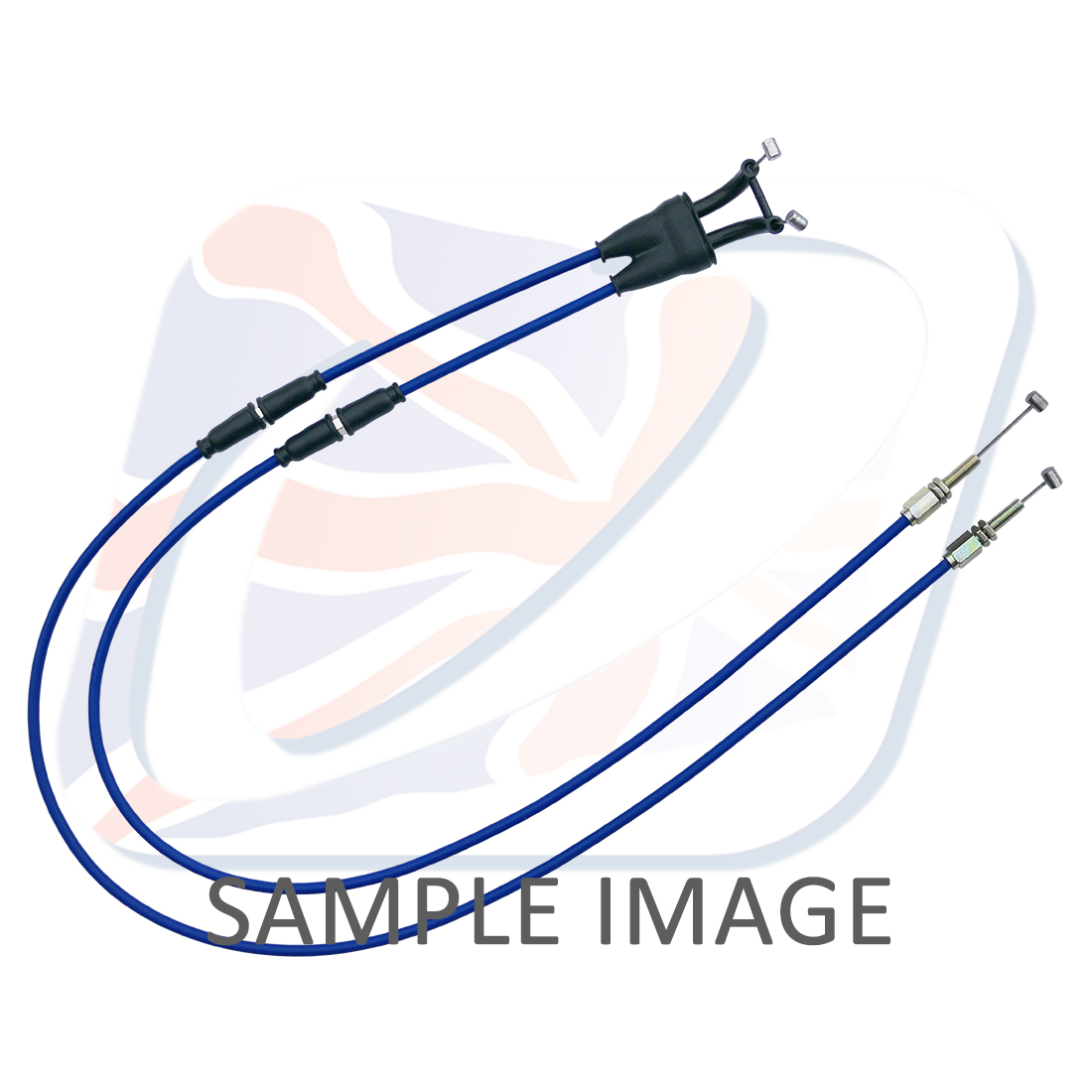 Throttle cables (pair) Venhill S01-4-049-BL featherlight plavi
