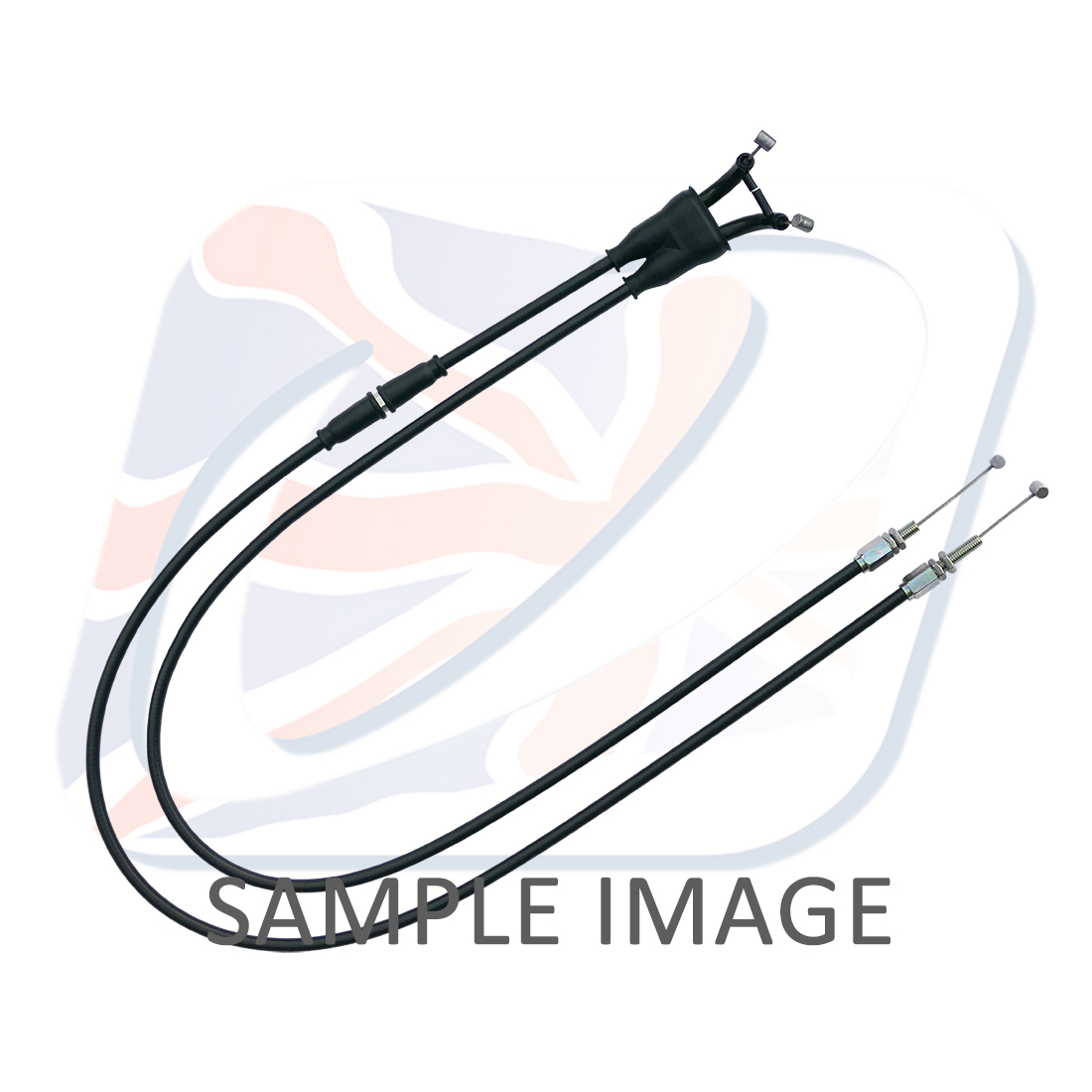 Throttle cables (pair) Venhill S01-4-106-BK featherlight Crni