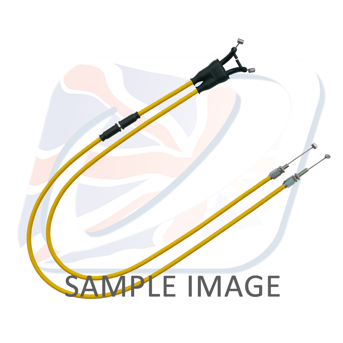 Throttle cables (pair) Venhill S01-4-106-YE featherlight yellow