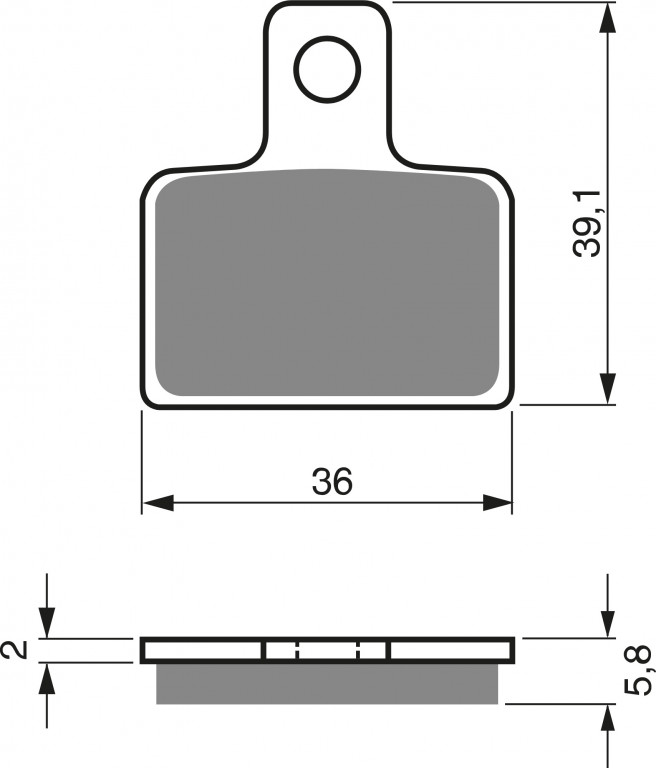 Disk pločice GOLDFREN 173 S33 OFF-ROAD REAR