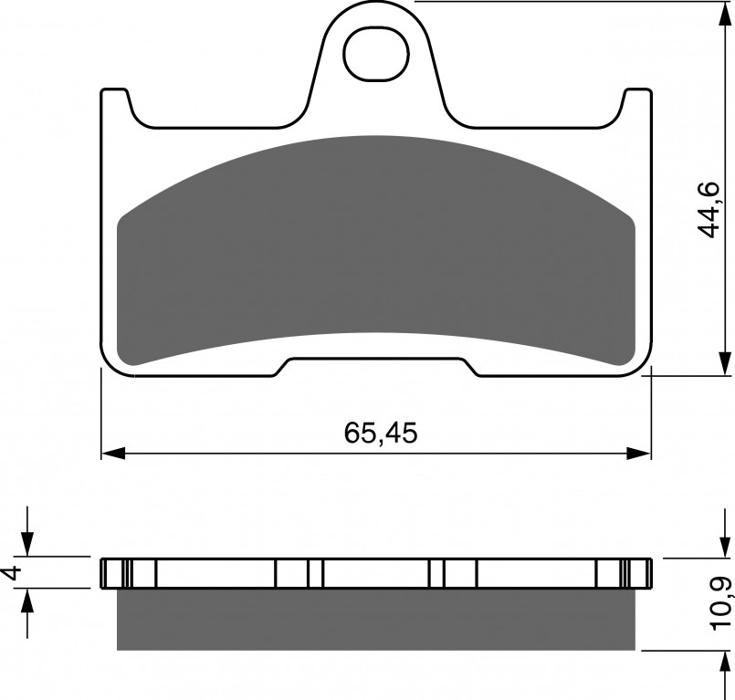 Disk pločice GOLDFREN 281 S33 OFF-ROAD REAR