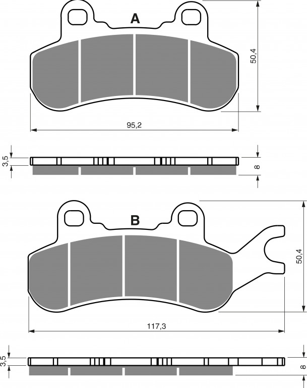 Disk pločice GOLDFREN 378 S33 OFF-ROAD REAR