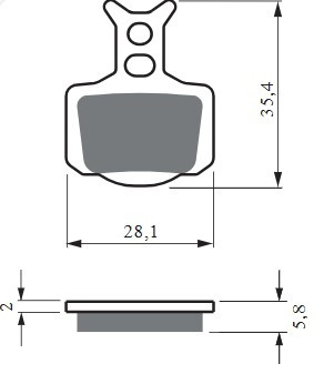 Disk pločice GOLDFREN 439 S33 OFF-ROAD REAR