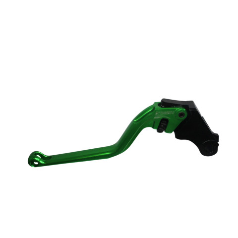 Clutch Lever ACCOSSATO ESH626 fixed CNC-worked aluminium, green