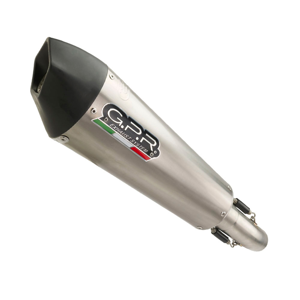Slip-on exhaust GPR GPE ANN. BT.8.RACE.GPAN.TO Brushed Titanium including link pipe