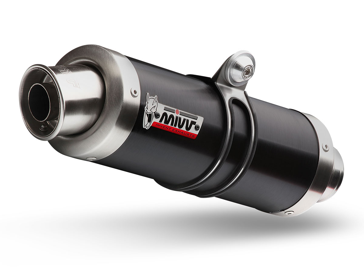 Silencer MIVV GP G.002.LXB Steel Black for GILERA Runner 200 2003-2004