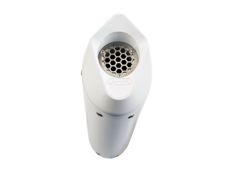 Slip-on exhaust GPR ALBUS EVO4 E5.CF.11.1.ALBE5 White glossy