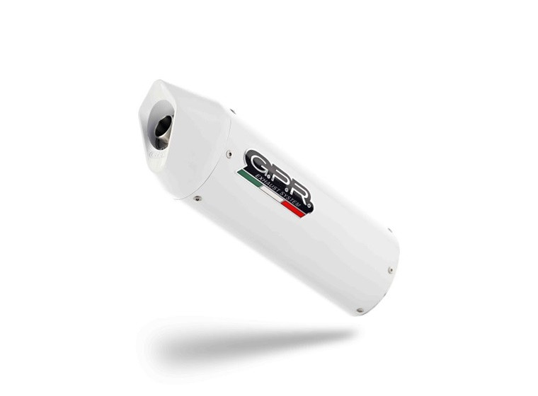 Slip-on exhaust GPR ALBUS CERAMIC E4.HU.36.RACEDB.ALB White glossy