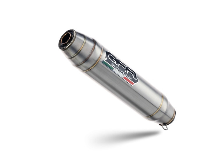 Slip-on exhaust GPR DEEPTONE T.4.DE Brushed Stainless steel