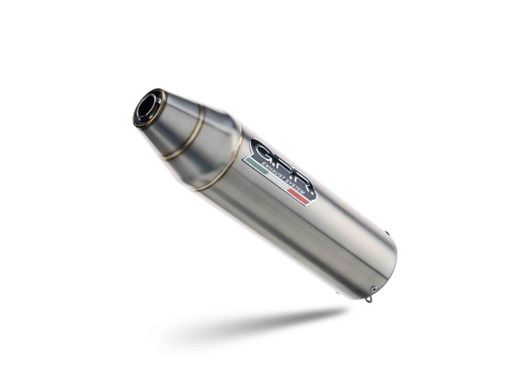 Slip-on exhaust GPR DEEPTONE ATV PO.5.1.DEATVCURV Brushed Stainless steel