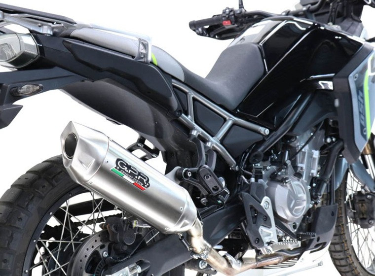 Slip-on exhaust GPR FURORE-X ACCIAIO INOX CF.17.FUXIO Brushed Stainless steel