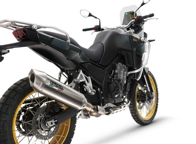 Slip-on exhaust GPR FURORE-X ACCIAIO INOX KOV.1.FUXIO Brushed Stainless steel