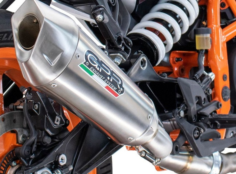 Slip-on exhaust GPR GP-REVO TITANIUM E4.D.130.GPRTIT Brushed Titanium