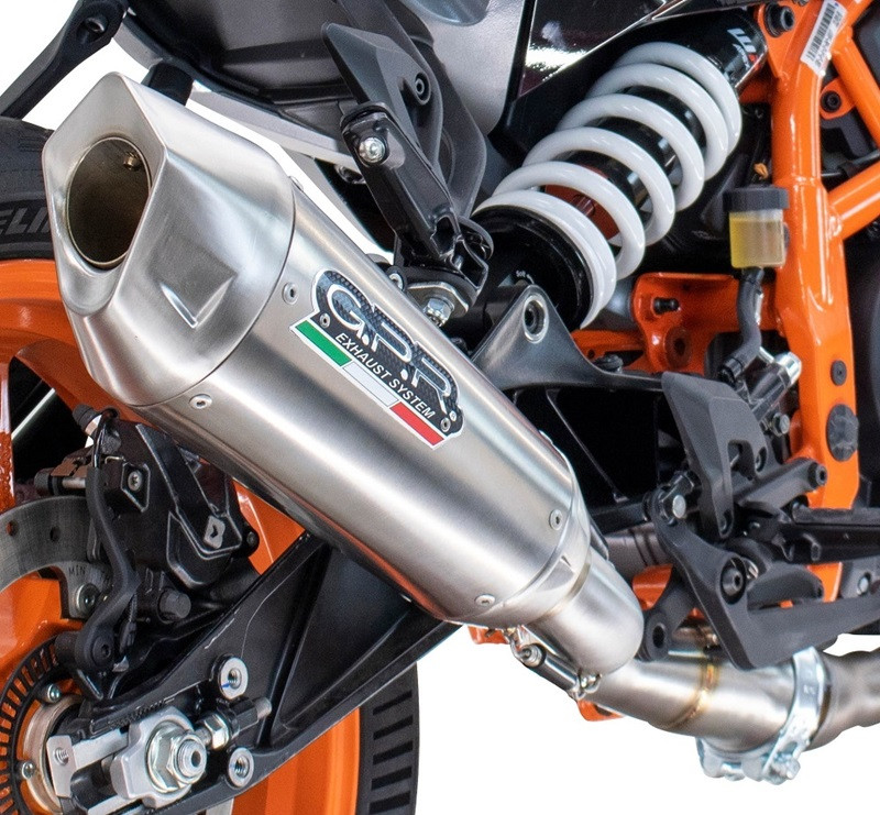 Slip-on exhaust GPR GP-REVO HU.59.1.GPRTIT Brushed Titanium