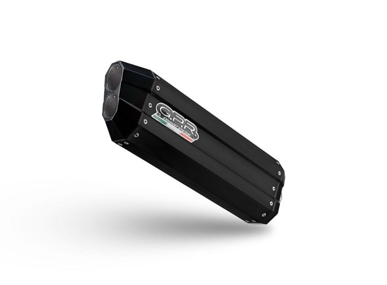 Slip-on exhaust GPR HYPER SONIC BLACK TITANIUM E4.H.226.1.HYSOBLK Matte Black