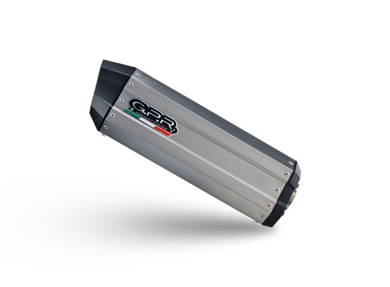 Slip-on exhaust GPR HYPER SONIC TITANIUM E5.BM.107.1.HYSOTIT Brushed Titanium