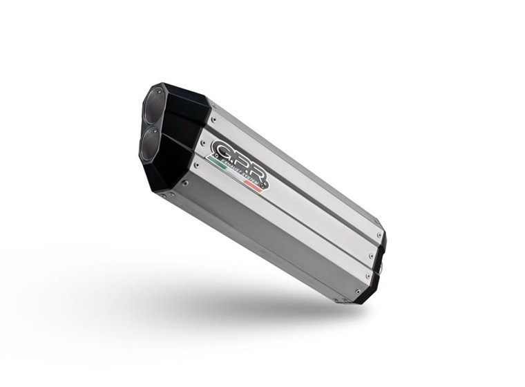 Slip-on exhaust GPR HYPER SONIC BRK24.T.101.HYSOTIT Brushed Titanium