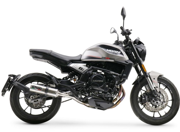 Slip-on exhaust GPR M3 BE.17.RACEDB.M3.INOX Brushed Stainless steel