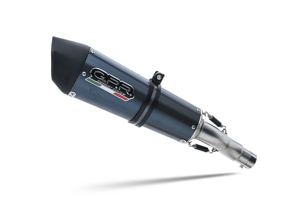 Slip-on exhaust GPR GP EVO4 POPPY D.140.GPAN.PO Carbon look