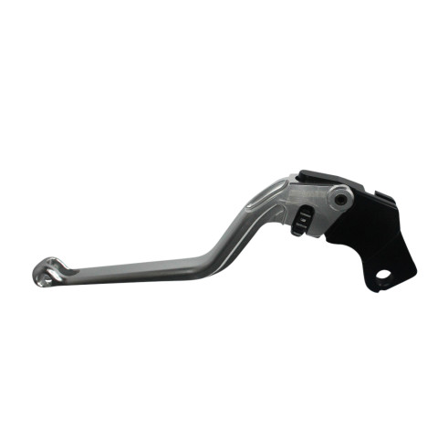 Clutch Lever ACCOSSATO ESS650 fixed CNC-worked aluminium, silver