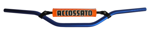 Handlebar ACCOSSATO aluminium, 22 mm plavi
