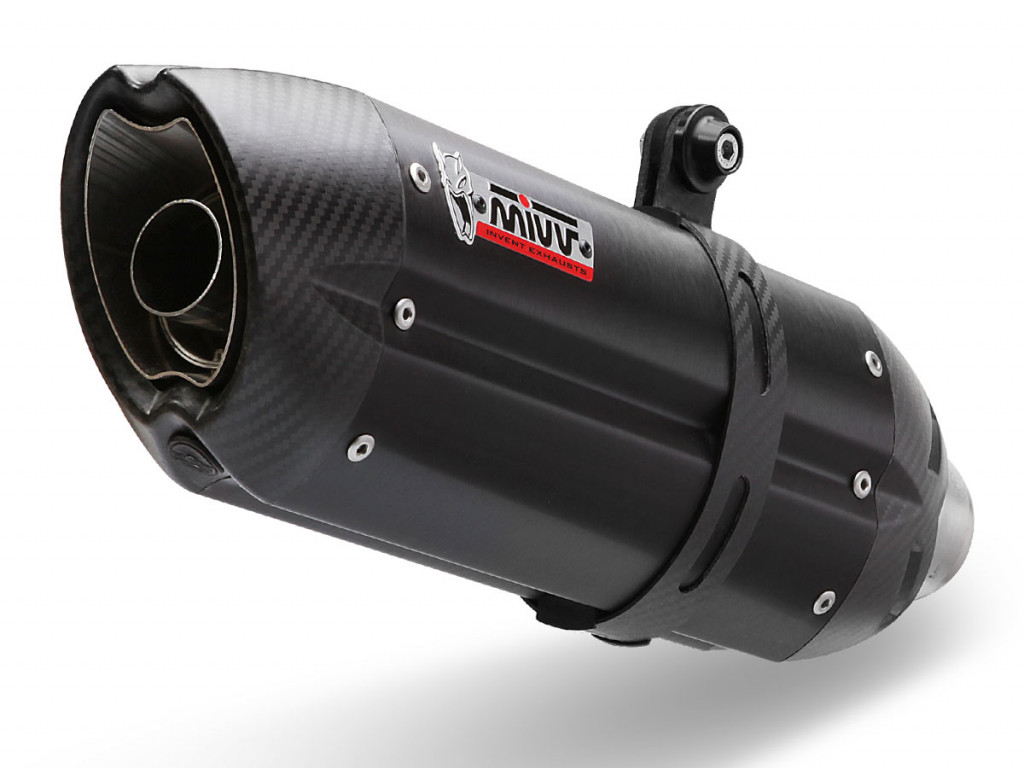 Silencer MIVV SUONO H.066.L9 Steel black for HONDA X-ADV 750 2017-2026, DUCATI Multistrada V4 / V4S / Sport 1158 2017-2023
