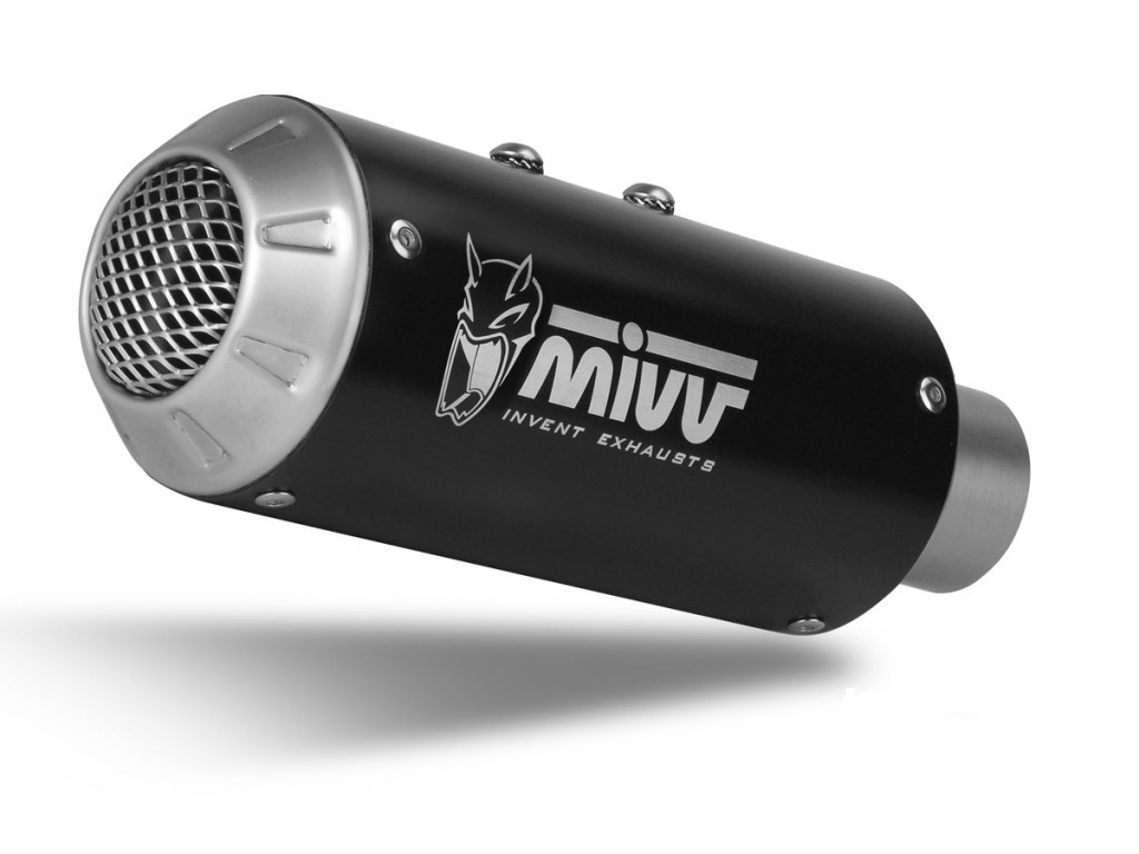 Silencer MIVV MK3 H.068.LM3B Steel black for HONDA CB 1000 R, RA (ABS) 2018-2024, HONDA CB 1000 R Neo Sports Café 2018-2024