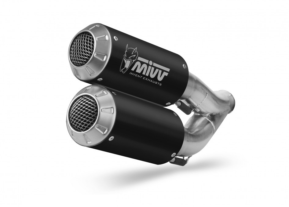2 Silencers kit MIVV MK3 H.069.LM3B Steel black