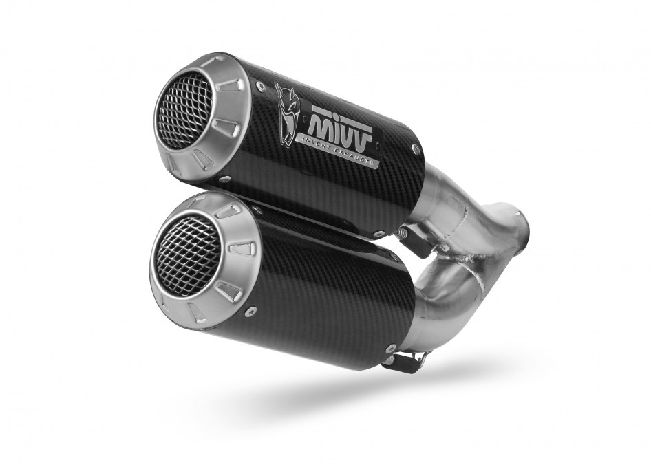 2 Silencers kit MIVV MK3 H.069.LM3C Carbon