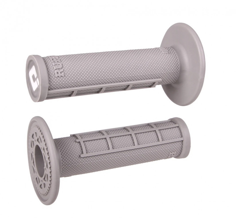 Single-ply grips ODI RUFFIAN H01RFG Grey-Soft Half-Waffle