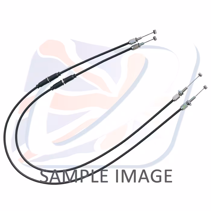 Throttle cable (pair) Venhill H02-4-038 featherlight Crni