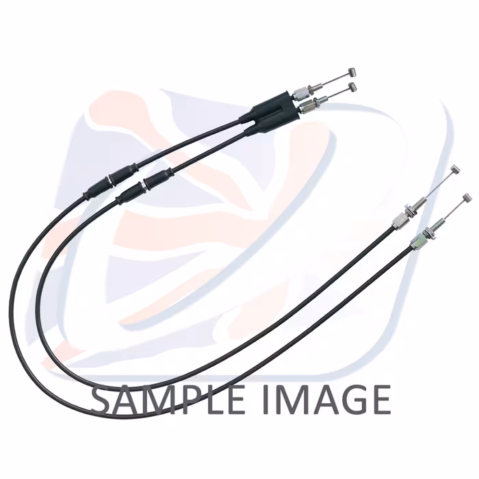 Throttle cable (pair) Venhill H02-4-051 featherlight Crni