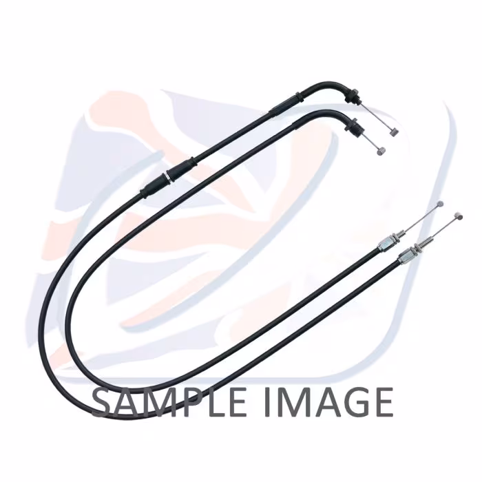 Throttle cable (pair) Venhill H02-4-055 featherlight Crni