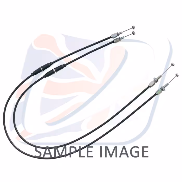 Throttle cable (pair) Venhill H02-4-090 featherlight Crni