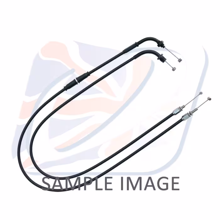 Throttle cable (pair) Venhill H02-4-116 featherlight Crni